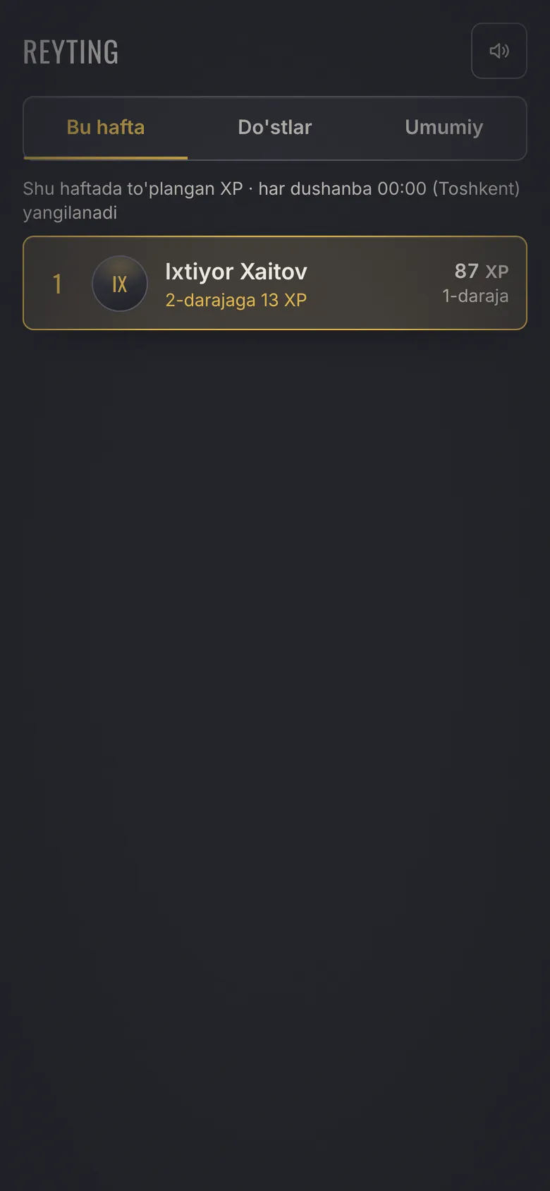 Mafia Town screenshot - Leaderboard: weekly, friends and global